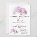 Search for orchids birthday invitations Seventieth