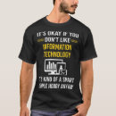 Search for information technology tshirts Software