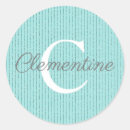 Search for aqua monogram stickers Modern