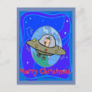 Search for ufo christmas cards Flying saucer