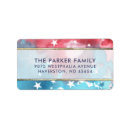 Search for fourth of july return address labels Stars stripes