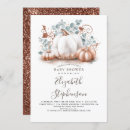 Search for rose gold pumpkin invitations Fall