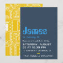 Search for nerd invitations Blue