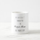 Search for nurse typography mugs Thank you