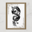 Search for gold dragon postcards Black