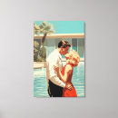Search for pool canvas prints Palm tree