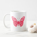 Search for pink butterflies mugs Typography