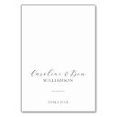 Search for assignment table cards Black and white