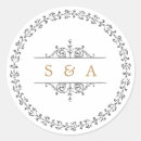 Search for formal monogram stickers Retro