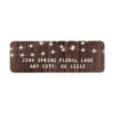 Search for dark wood return address labels Vintage