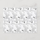 Search for black and white geometric patterns postcards Design