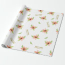 Search for floral weddings gift wrap Gold
