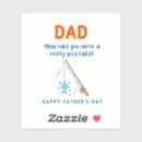 Search for fishing with daddy stickers For him