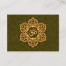 Search for om business cards Flower