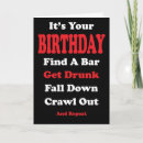 Search for drunk birthday cards Bar
