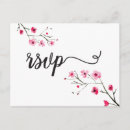 Search for rsvp invitations Watercolor flowers