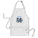 Search for fiftieth birthday aprons Typography