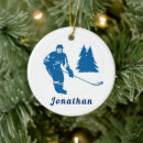 Search for hockey puck christmas tree decorations Player