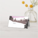 Search for in the mountains place cards Snow