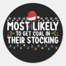Search for christmas coal stickers Xmas