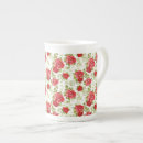 Search for vintage red rose mugs Floral