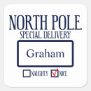 Search for north pole envelope seals Naughty or nice