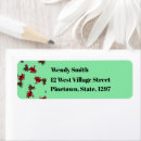 Search for reindeer return address labels Red