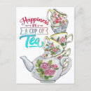 Search for tea pot postcards Watercolor