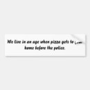 Search for pizza bumper stickers Delivery