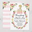 Search for vintage suitcase invitations Miss to mrs