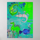 Search for neon fish posters Psychedelic