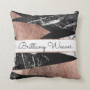 Search for black and rose gold cushions Marble