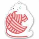 Search for ball of yarn stickers Kitty