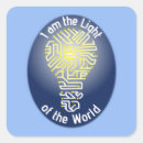 Search for light of the world stickers Jesus