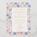 Search for cottagecore wedding invitations Watercolor floral