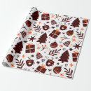 Search for christmas cute wrapping paper Red