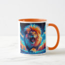 Search for fierce cat mugs Wild animal
