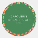 Search for retro flower stickers Bridal shower