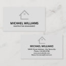 Search for general contractor business cards Building