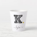 Search for monogram letter k mugs Chic