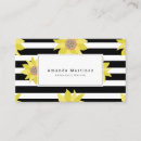 Search for sunflower business cards Yellow