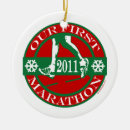 Search for first marathon christmas tree decorations Running