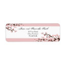 Search for cherry blossom return address labels White