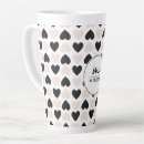 Search for black heart pattern mugs Modern