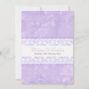 Search for lilac lace wedding invitations Floral