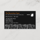 Search for recruitment business cards Head hunter