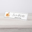 Search for sunflower name plates Boho