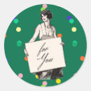 Search for colorful polka dots stickers For her