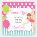 Search for gymnastics party stickers Pink