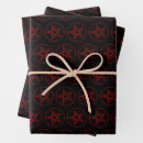 Search for devil wrapping paper Black